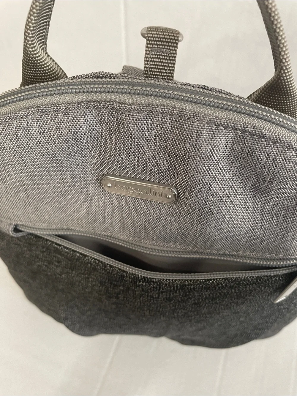 Baggallini Gray Two-Tone Women's Backpack New with Tags